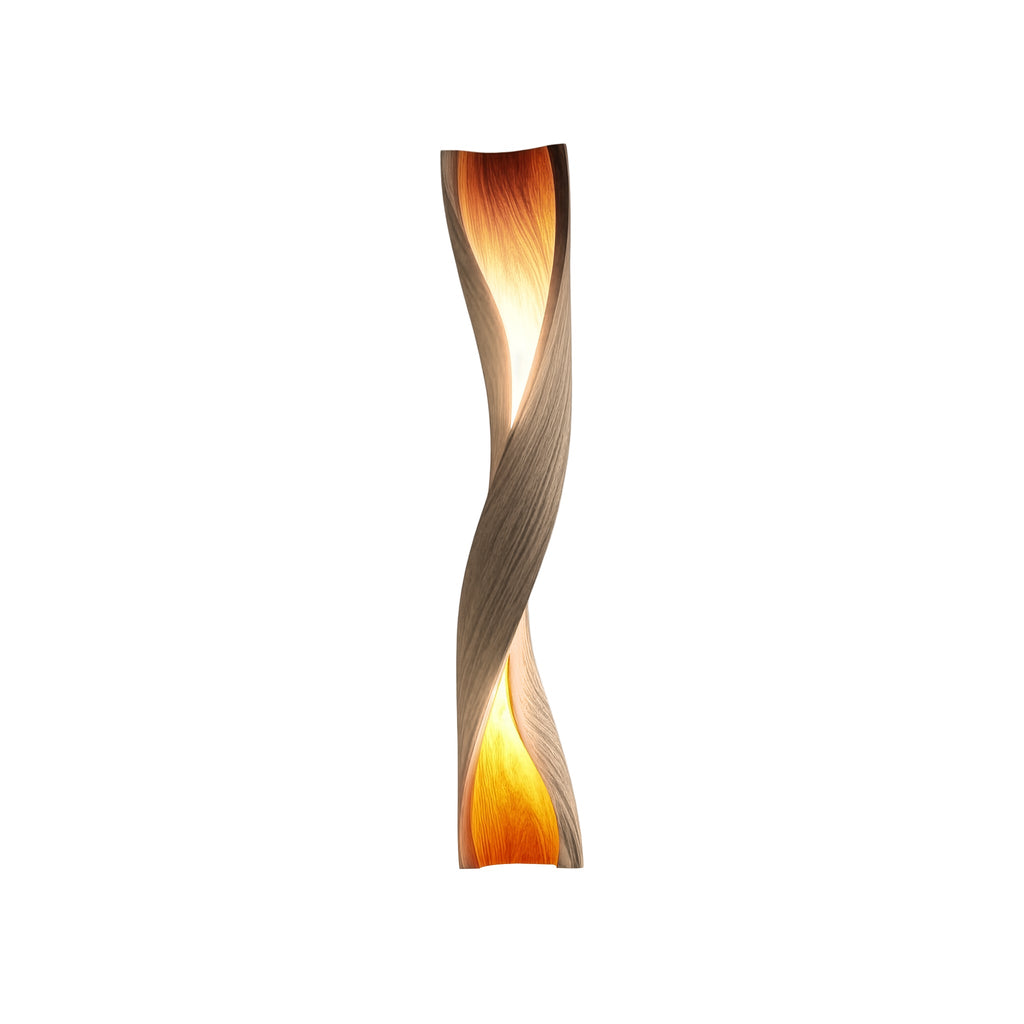 Zerathis Sculpted Integrated LED Wood Floor Lamp