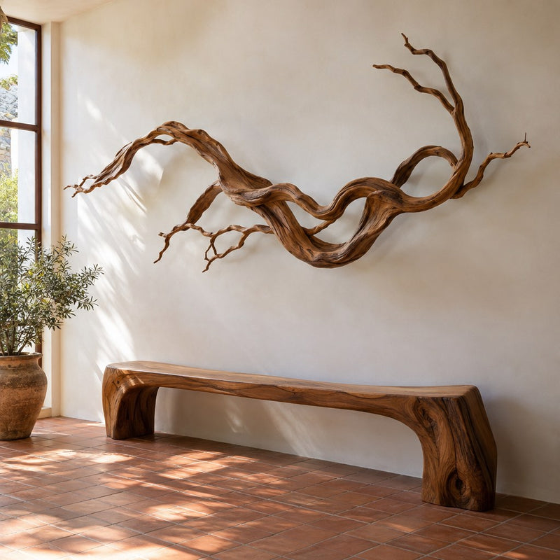 Wood art & lamps